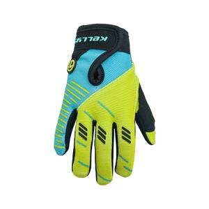 Rukavice KELLYS Gouki, blue-lime, large                                         