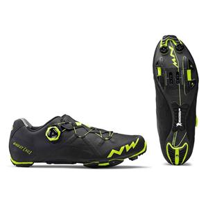 Pánské tretry Northwave Ghost Xc Black/Yellow Fluo                              